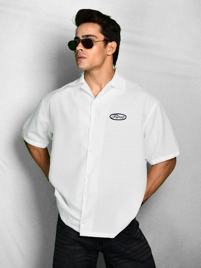FIRVT TAG WHITE SHIRT