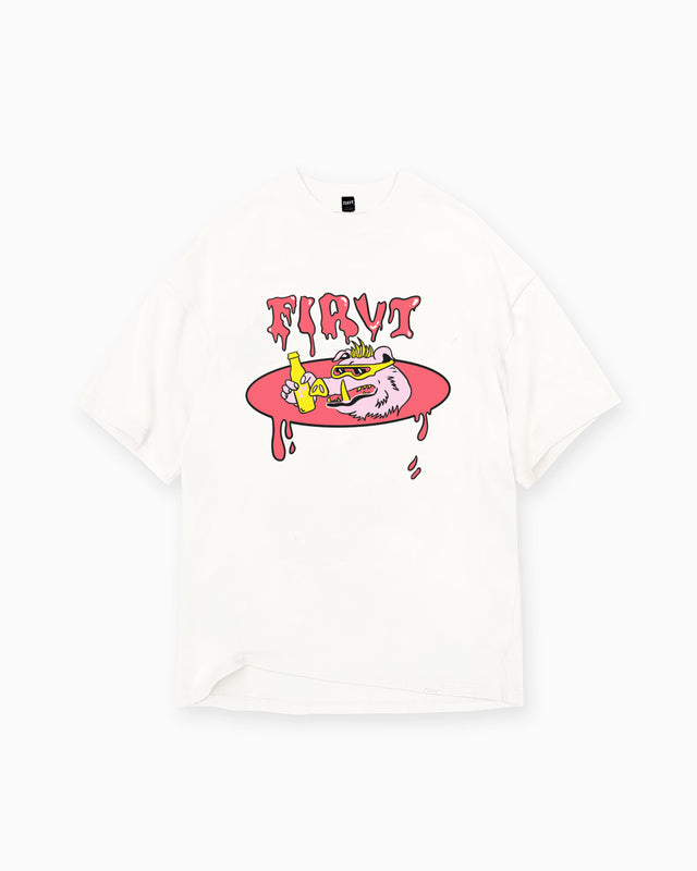 NAUGHTY PIG WHITE TSHIRT