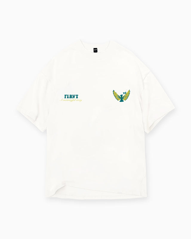 ROSE WINGS WHITE T-SHIRT