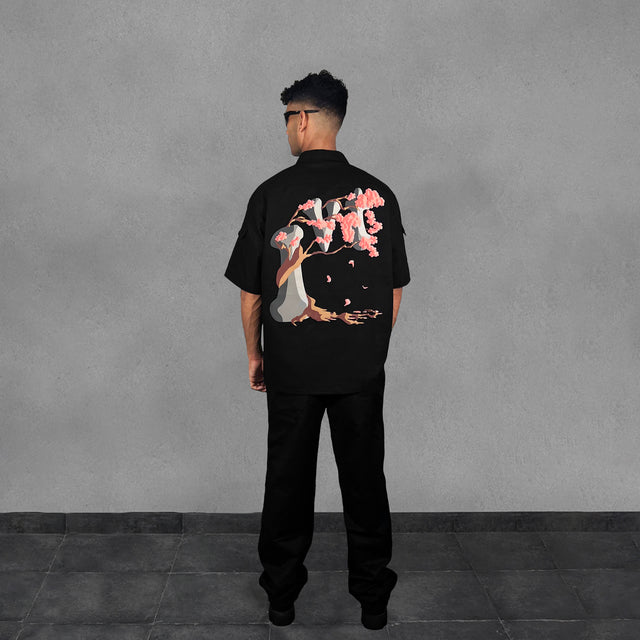 FLORAL TREE UTILITY SHIRT