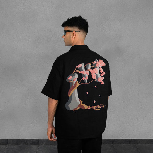 FLORAL TREE UTILITY SHIRT