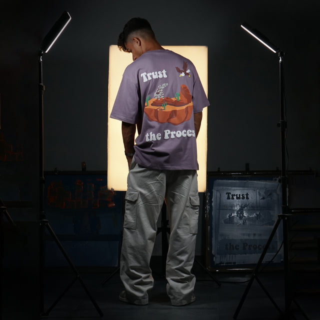 TRUST THE PROCESS LAVENDER TSHIRT