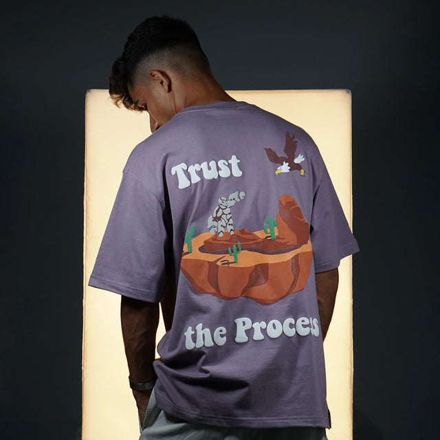 TRUST THE PROCESS LAVENDER TSHIRT