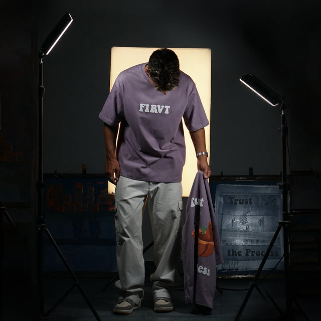 TRUST THE PROCESS LAVENDER TSHIRT