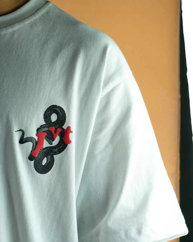 DANGEROUS SNAKE WHITE T-SHIRT