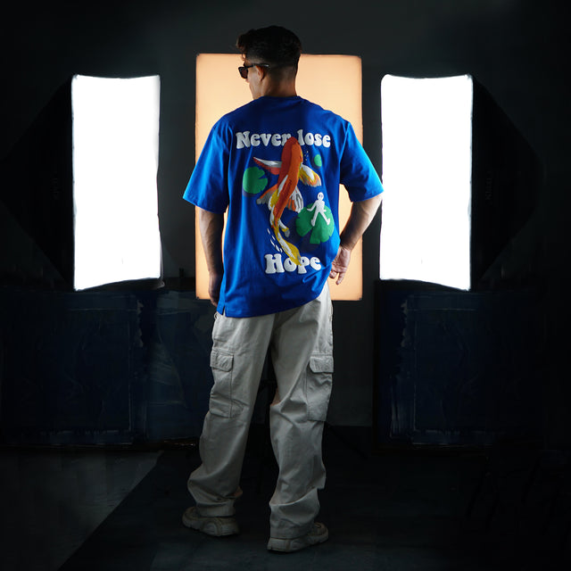 NEVER LOSE HOPE BLUE TSHIRT