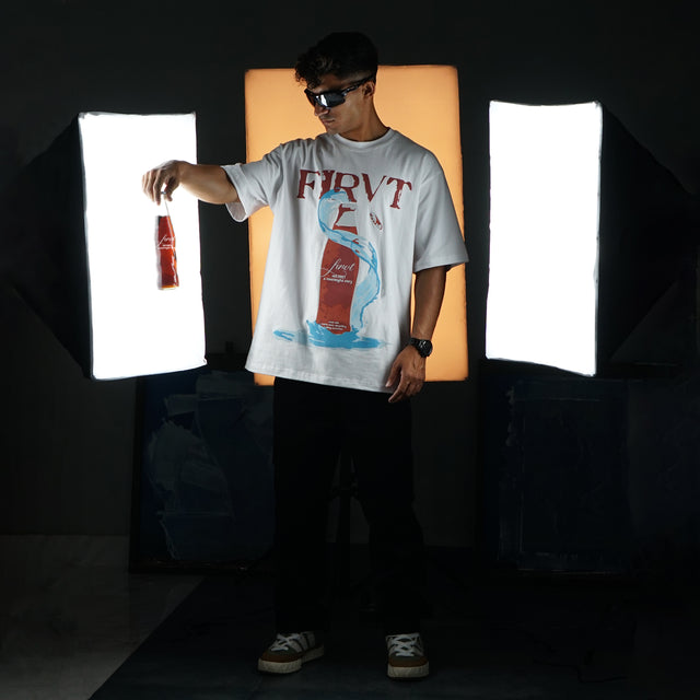FIRVTASTIC BOTTLE WHITE TSHIRT