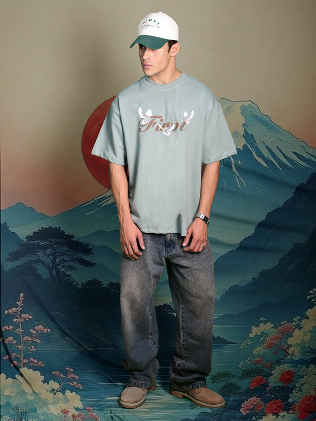 WINGS OF PIECE T-SHIRT SAGE GREEN