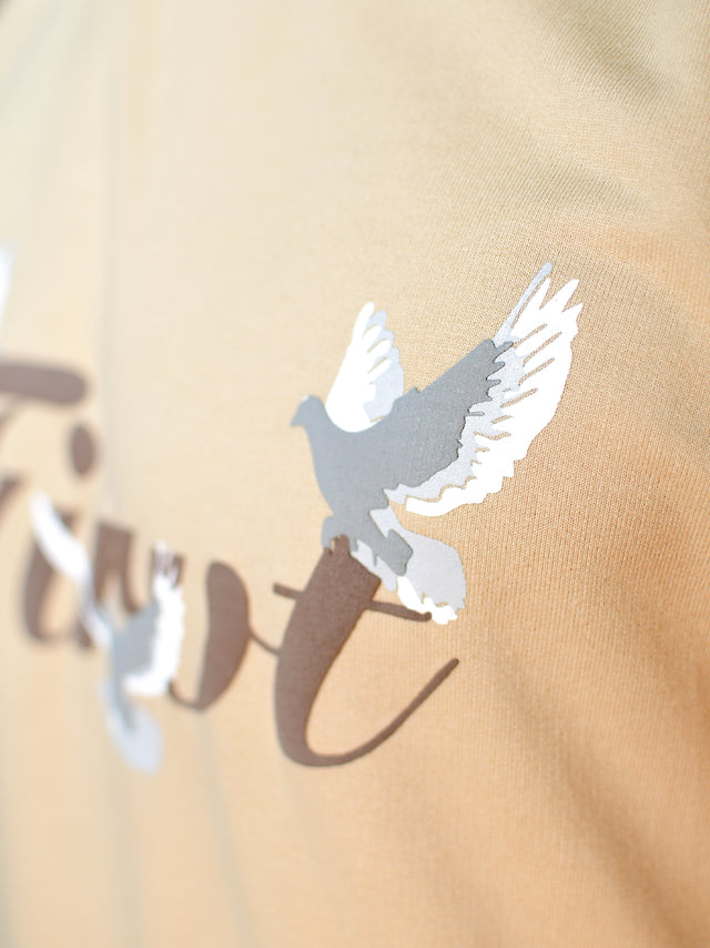 WINGS OF PIECE T-SHIRT BEIGE
