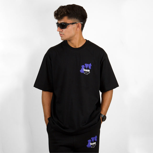 TEAM FIRVT BLACK TSHIRT