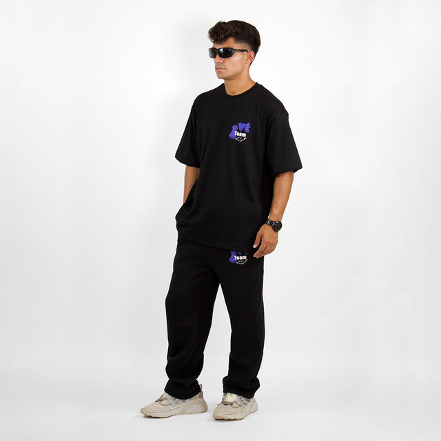 TEAM FIRVT BLACK TSHIRT