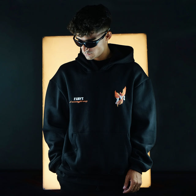 PHOENIX BLACK HOODIE