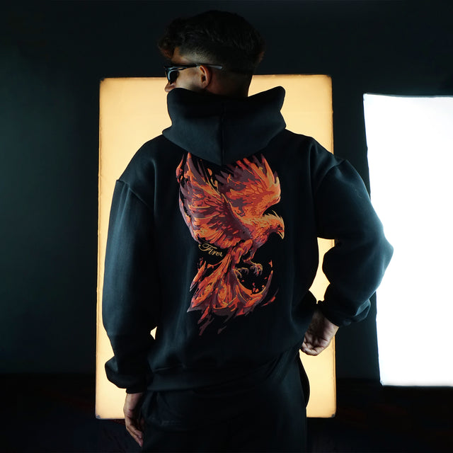 PHOENIX BLACK HOODIE