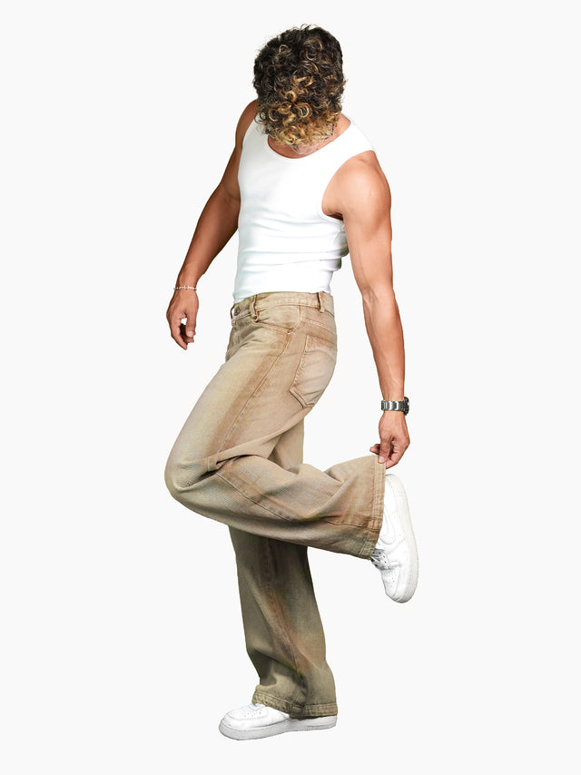 DESERT WASH BROWN DENIM