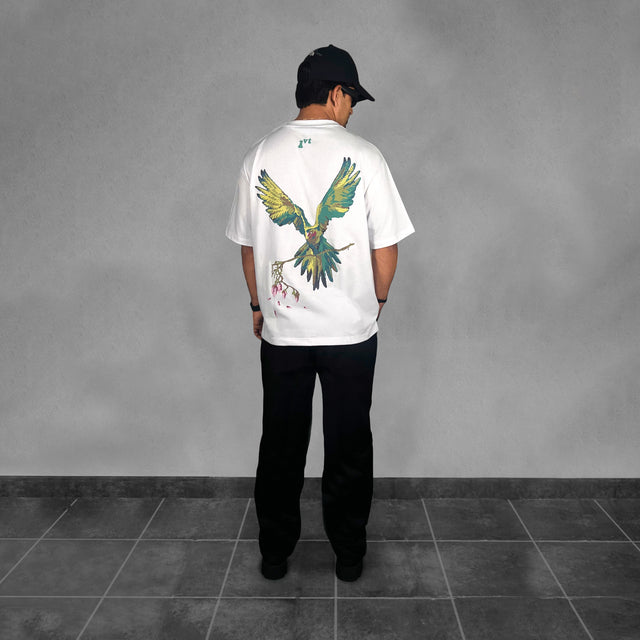 ROSE WINGS WHITE T-SHIRT