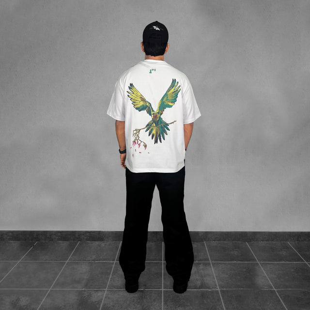 ROSE WINGS WHITE T-SHIRT