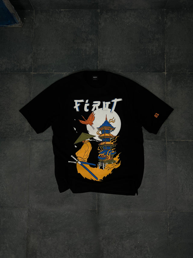 BLAZING SAMURAI BLACK TSHIRT