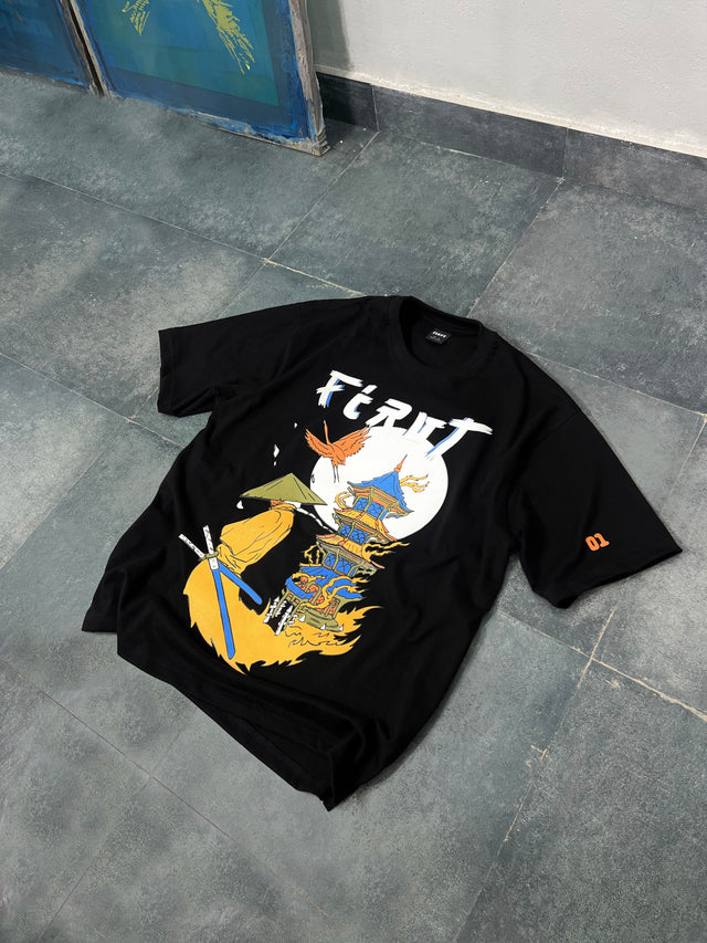 BLAZING SAMURAI BLACK TSHIRT