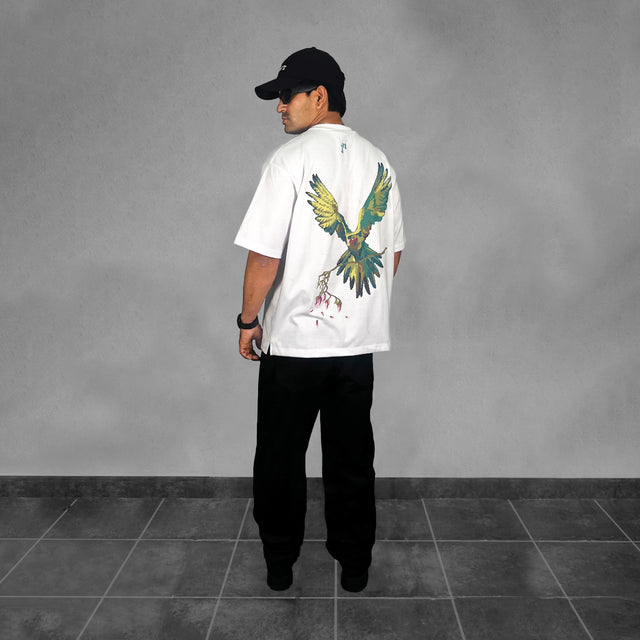 ROSE WINGS WHITE T-SHIRT