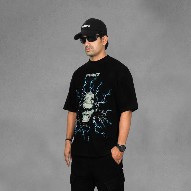 THUNDER GORILLA BLACK TSHIRT