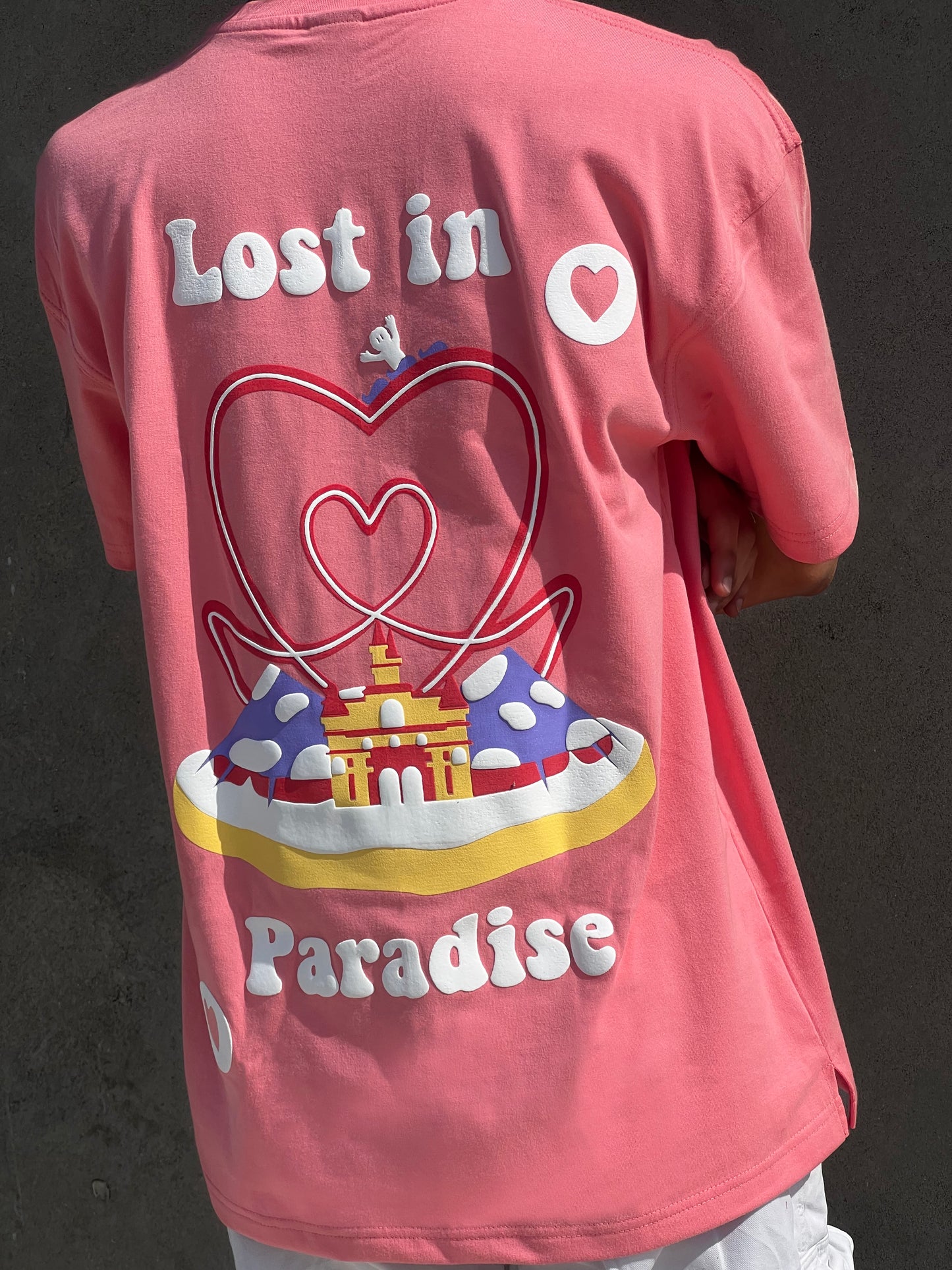 LOST IN PARADISE PINK TSHIRT [UNISEX]