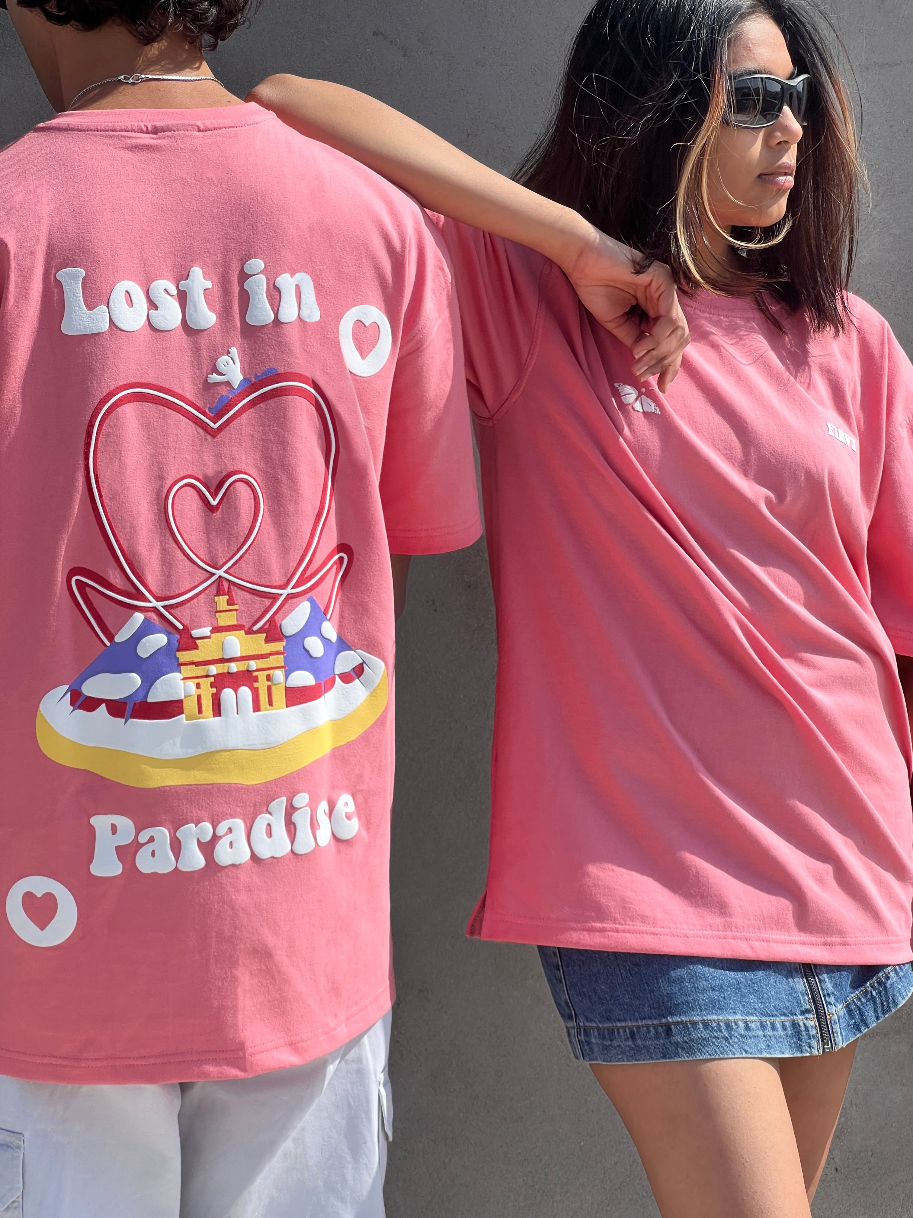 T BACK SHOESTRING TOP LOST PARADISE