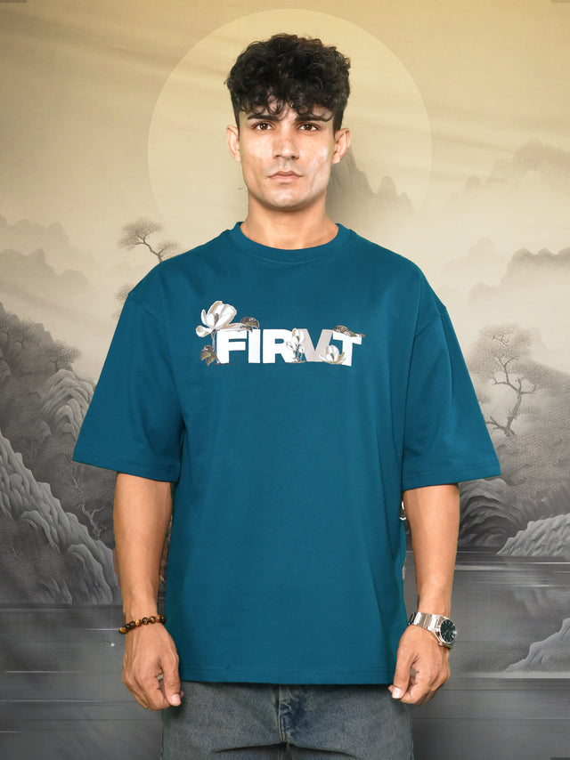 MAGNOLIA FLOWER GREEN T-SHIRT