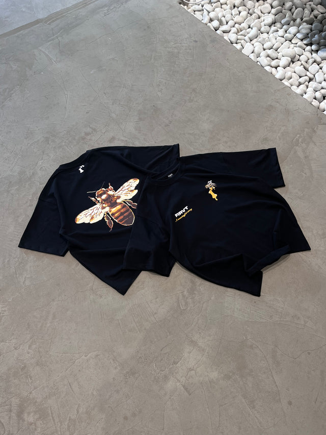 HONEY BEE BLACK T-SHIRT