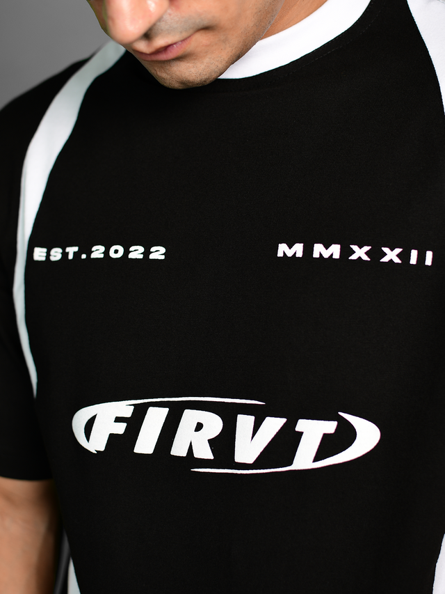 FIRVT BLACK COTTON JERSEY