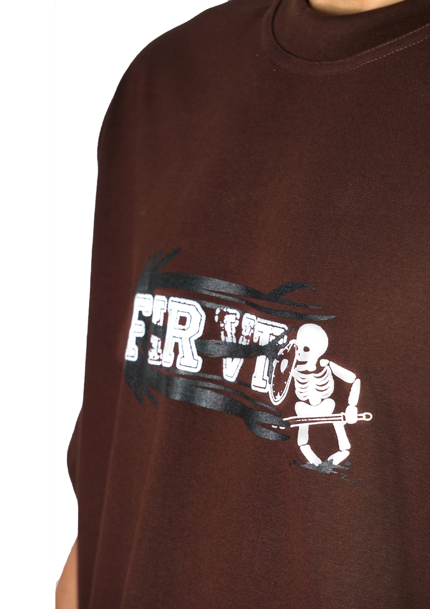 LOST WARRIOR BROWN TSHIRT