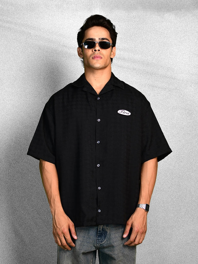 FIRVT TAG BLACK SHIRT