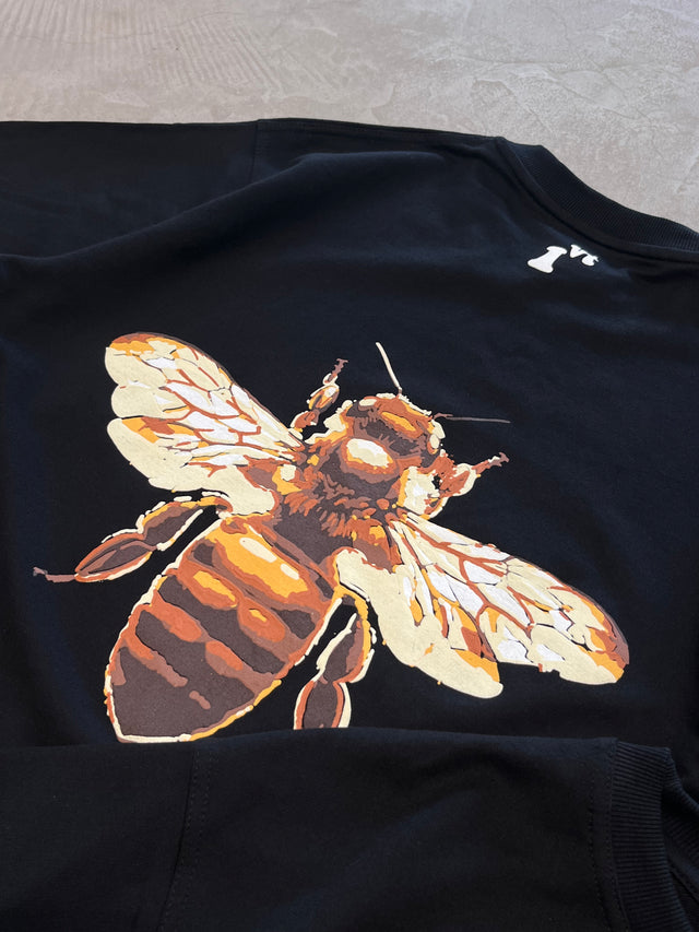 HONEY BEE BLACK T-SHIRT
