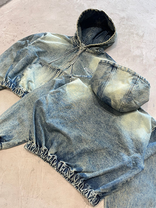 BLUE WASHED DENIM JACKET