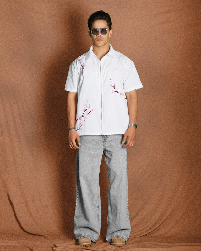 FIRST BLOSSOM WHITE SHIRT
