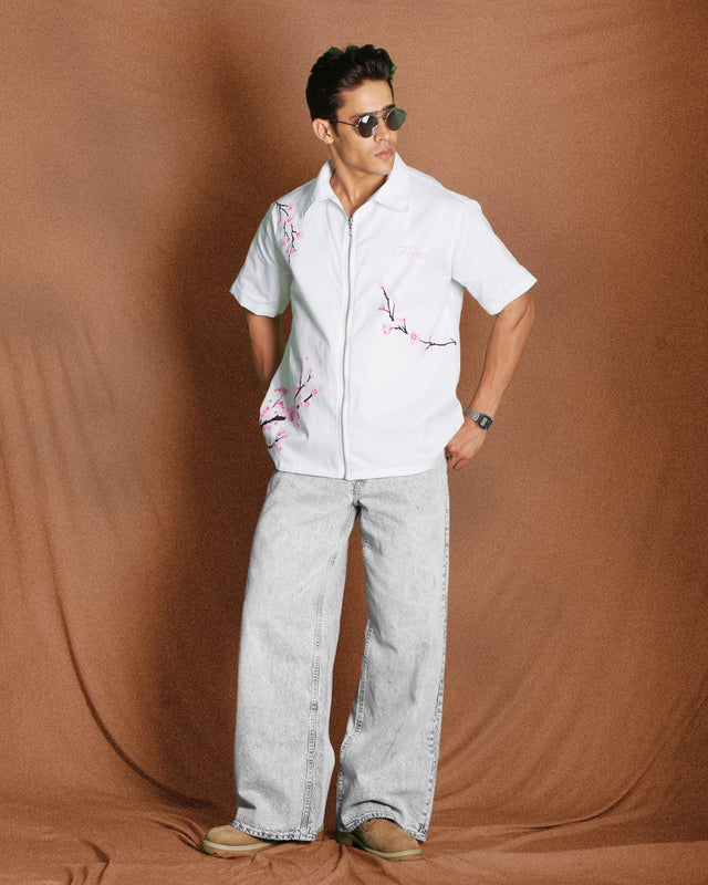FIRST BLOSSOM WHITE SHIRT