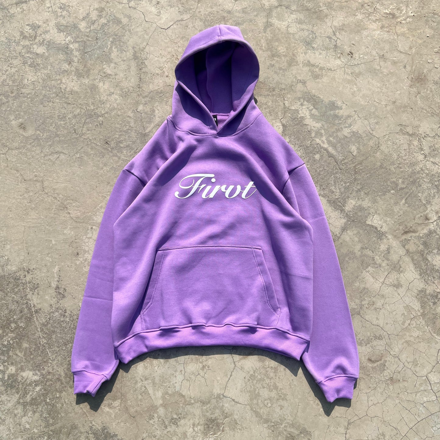 WORDS PURPLE HOODIE