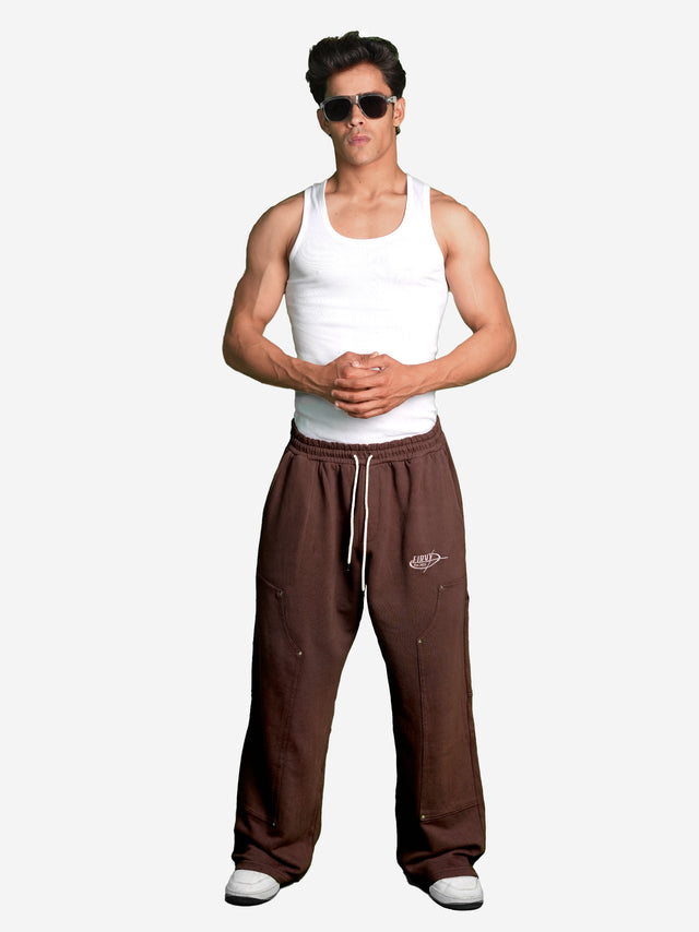 BROWN CARPENTER SWEATPANTS