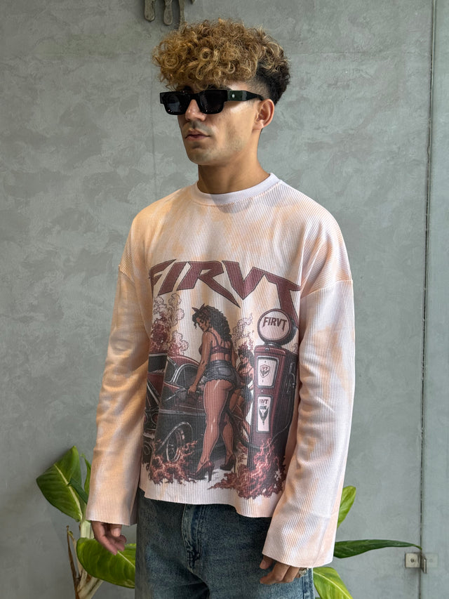 RETRO FUEL WAFFLE T-SHIRT
