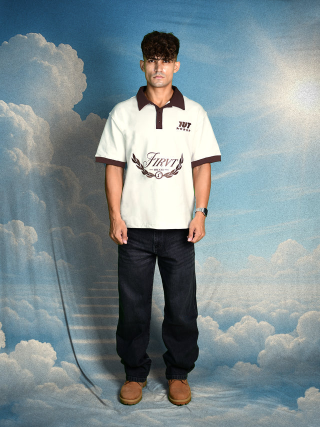 FIRVT LEGACY BROWN POLO