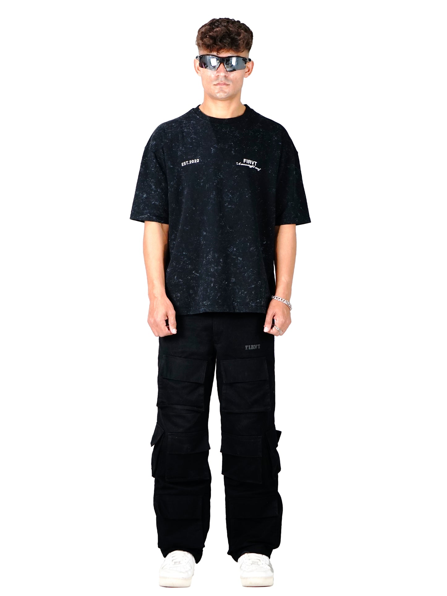 FIRVT BASIC ACID WASH TSHIRT