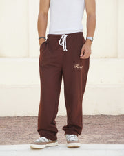 FIRVT RELAXED SWEATPANTS BROWN
