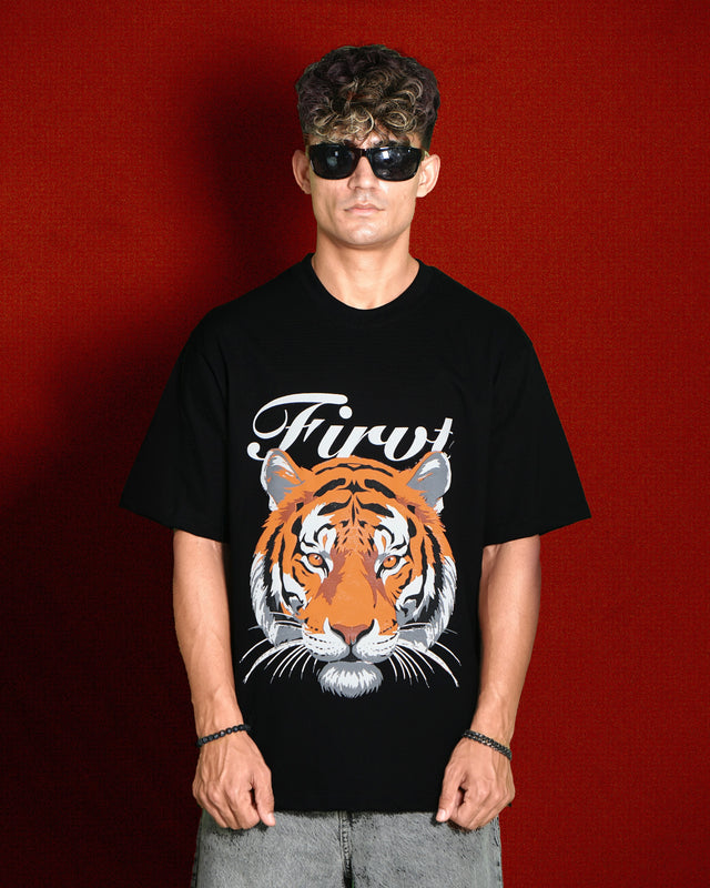 ALMIGHTY TIGER BLACK T-SHIRT