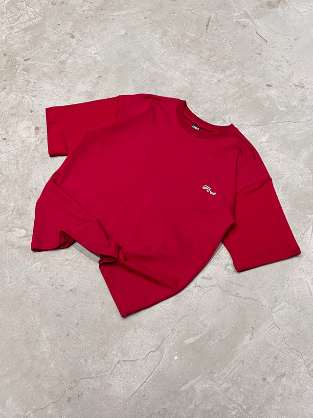 FIRVT T-SHIRT MAROON