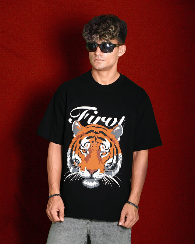 ALMIGHTY TIGER BLACK T-SHIRT
