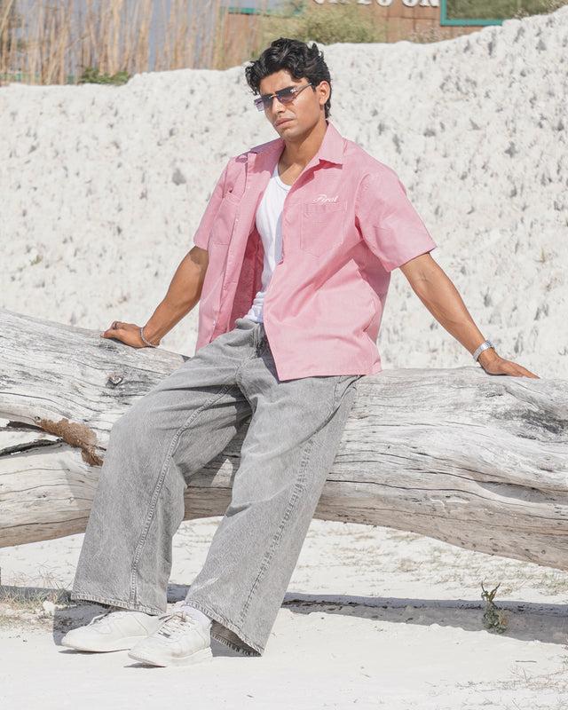 CHECKED SHIRT RED