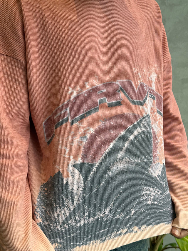 SHARK WAFFLE T-SHIRT