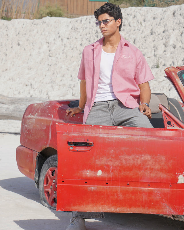 CHECKED SHIRT RED