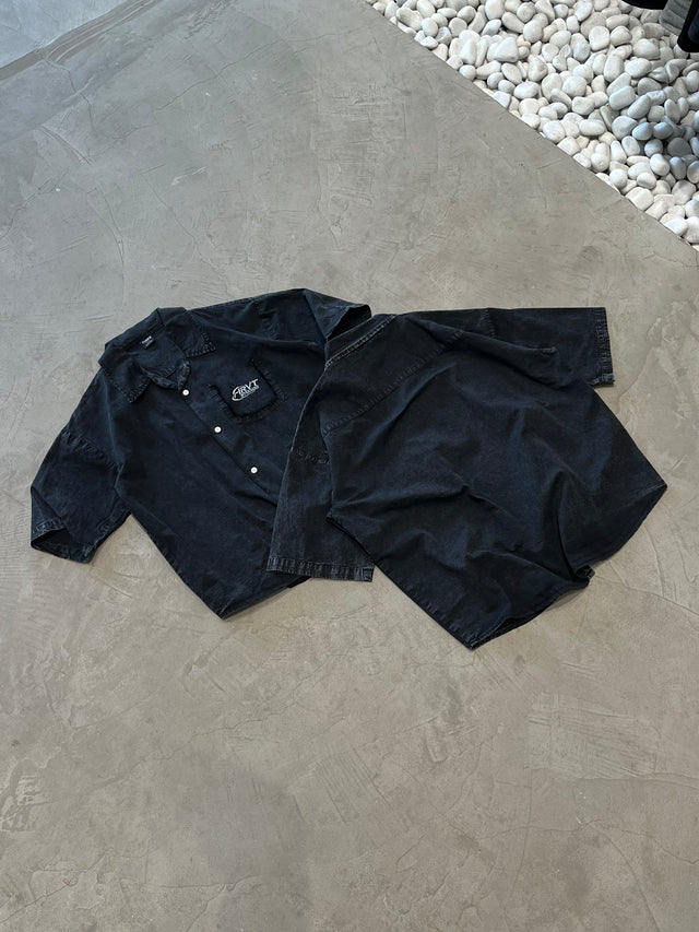 FIRVT VINTAGE BLACK WASHED SHIRT