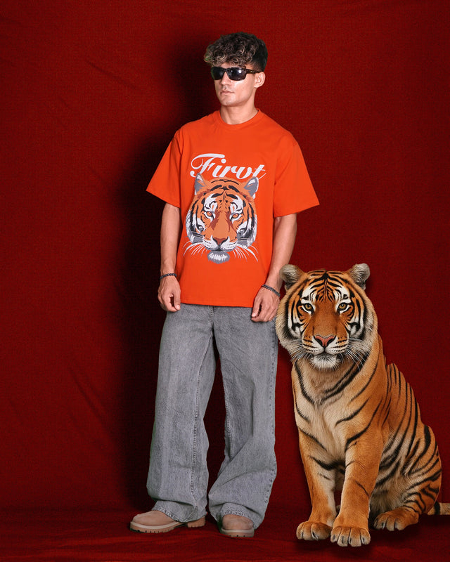 ALMIGHTY TIGER ORANGE T-SHIRT
