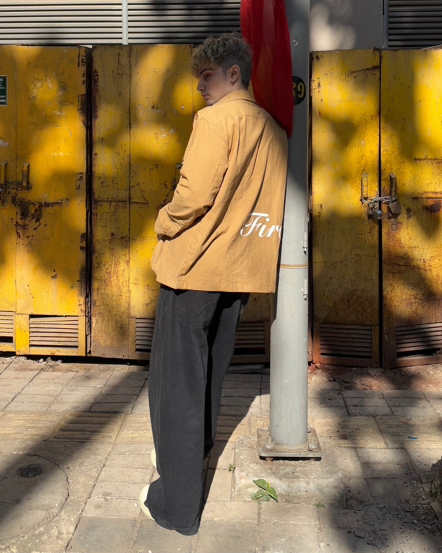 CORDUROY SHIRT MUSTARD